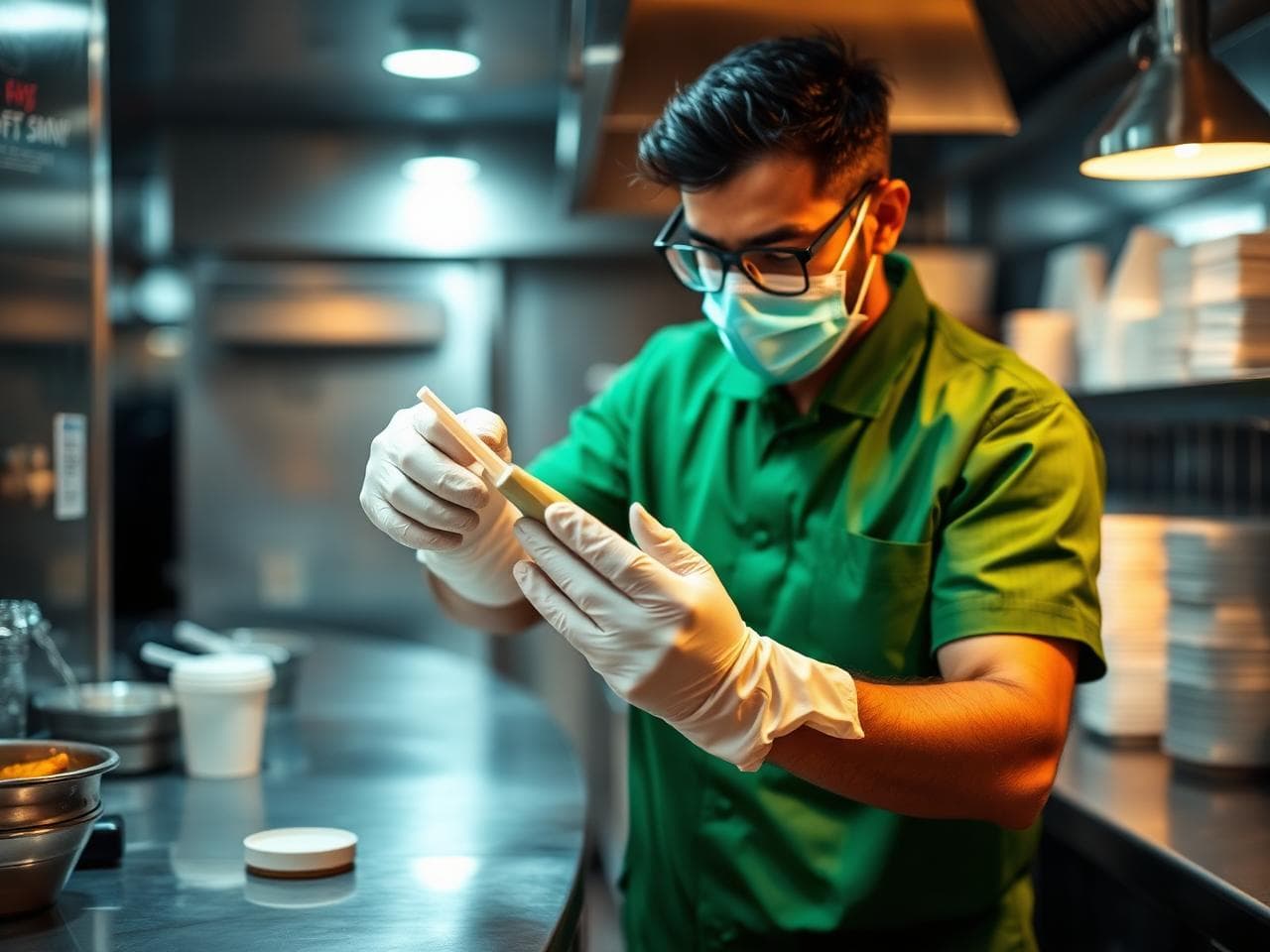 Commercial kitchen treatment