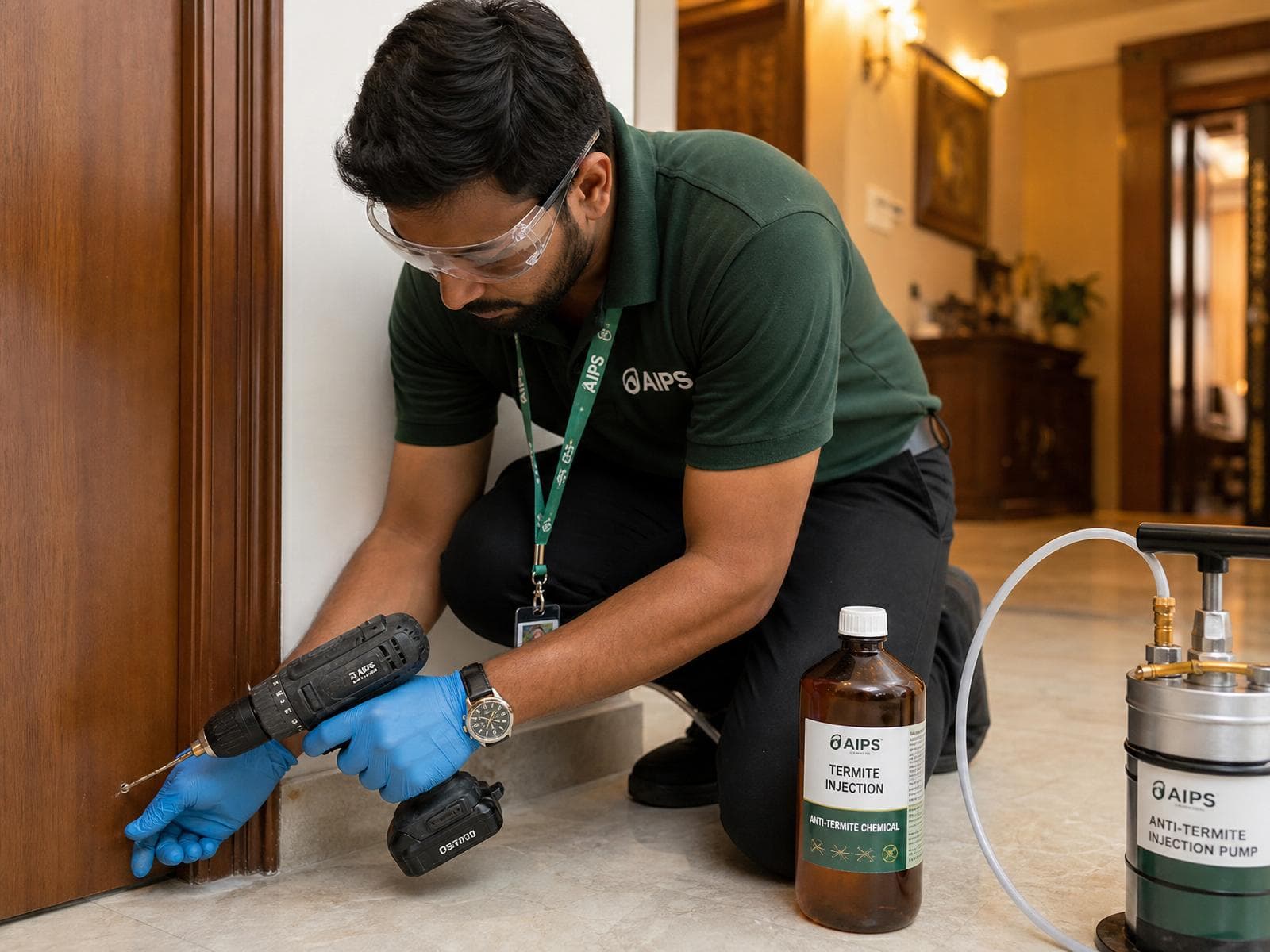 Termite inspection & injection